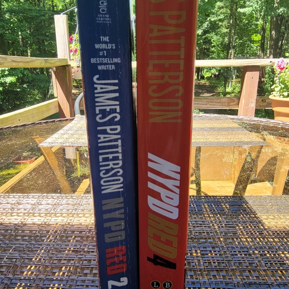 Lot of 2 James Patterson NYPD RED series books.